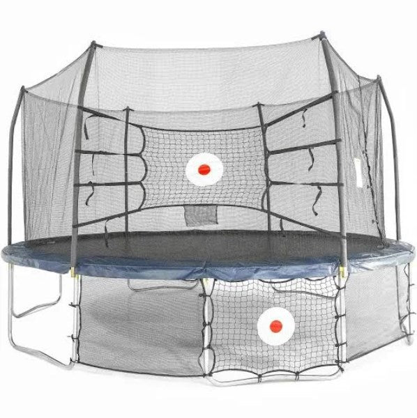 ActivPlay 15 13 Oval Trampoline Combo Kickback and Bounce Back