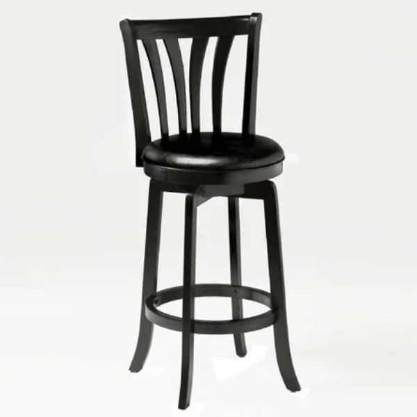 Albrecht 25.5 Swivel Bar Stool Darby Home Co Frame Finish: Black