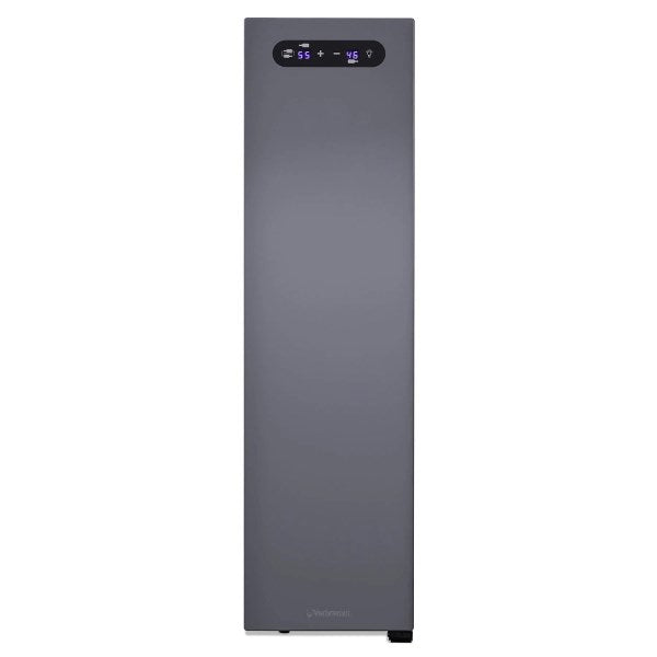 Wine Enthusiast 18-Bottle Slimline Dual Zone Wine Cooler with Upright Bottle Storage
