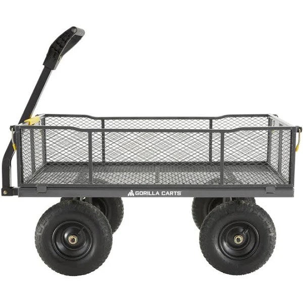 AGorilla Carts Steel Utility Cart 1000 lb. Capacity