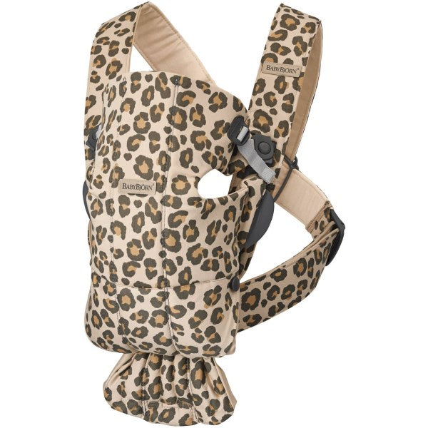 Babybjorn Baby Carrier Mini - Beige/Leopard, Cotton