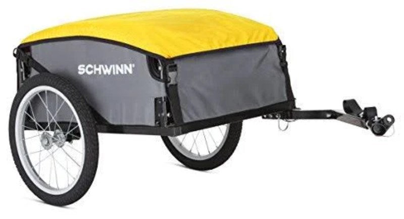 Schwinn Day Tripper Cargo Trailer, Yellow Grey