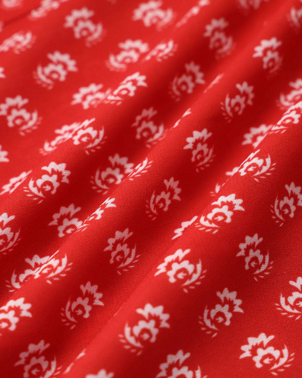 Red Floral Button Sleeveless Maxi Dress