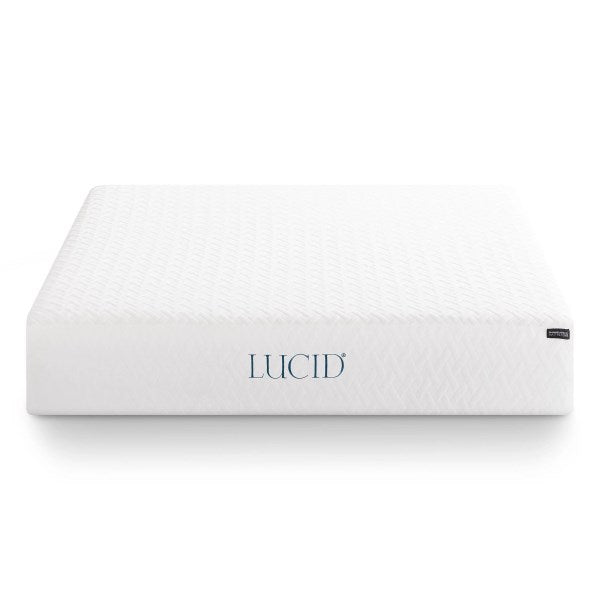 LUCID Comfort Collection 10 Surecool Luxury Gel Memory Foam Mattress, Twin, Medium