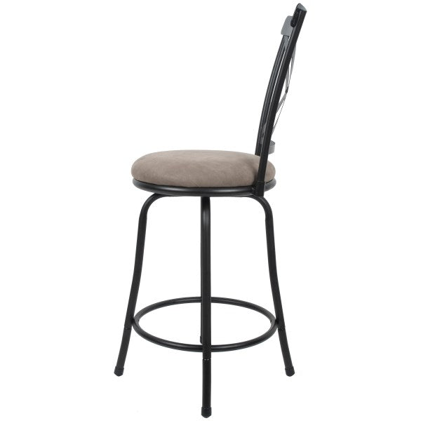 Karson Adjustable Height x Barstool - Cheyenne Light Bronze