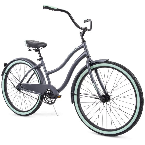 Huffy Women s 26 Gray Cranbrook Comfort Cruiser Bike
