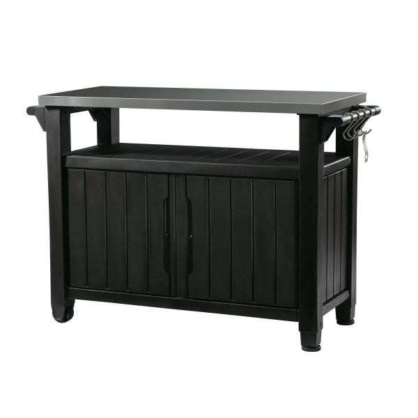 Outdoor Keter Unity XL BBQ Entertainment Storage Table and Prep Station