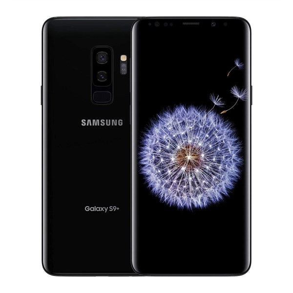 Samsung Galaxy S9+ 64gb 6.2 4G LTE Fully Unlocked, Midnight Black (Refurbished)