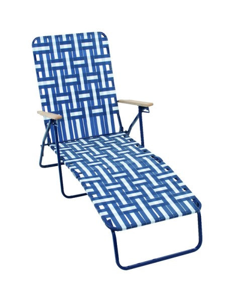 Rio Brands Web Chaise Lounge Steel