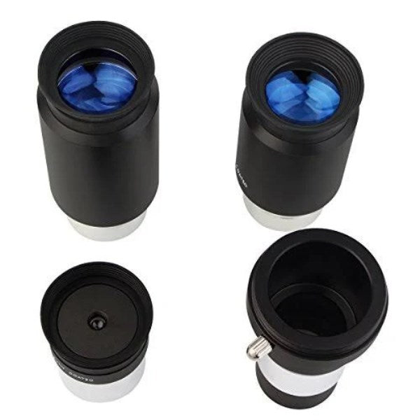 SVBONY Telescope Eyepiece Set Telescope Accessory Kit with 2x Barlow Lens 4 Element Plossl Design 6.3mm 32mm 40mm for Astronomical Telescopes
