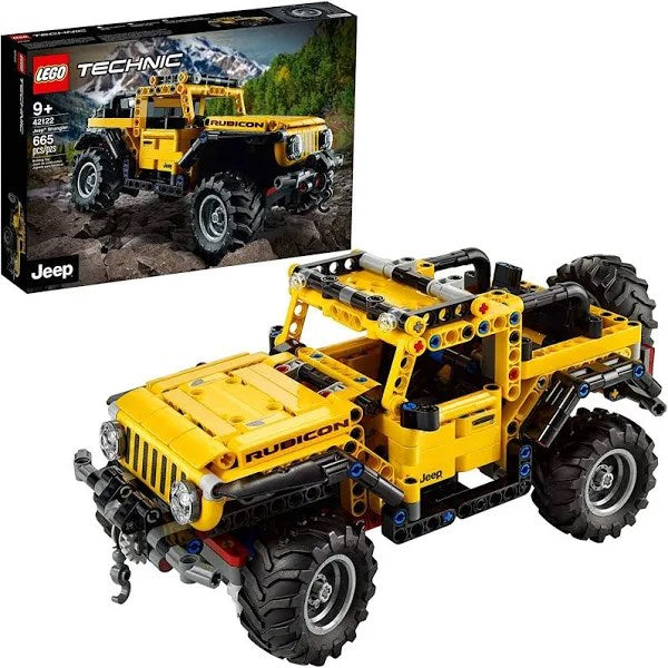LEGO Technic Jeep Wrangler 42122; an Engaging Model Building Kit for Kids Who Love High-Performance Toy Vehicles, New 2021 (665 Pieces)