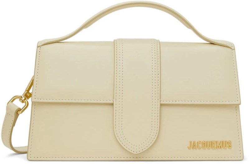 Jacquemus Le Grand Bambino Cream Colored Leather Crossbody Bag Jacquem