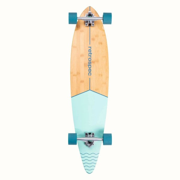 Retrospec Zed Bondi Wave 41 Pintail Longboard Complete with Skate Tool