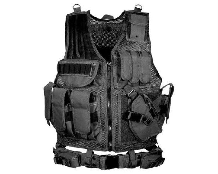 Leapers UTG 547 Law Enforcement Tactical Vest, Black, OS