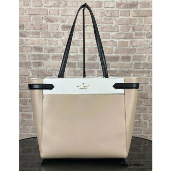 Kate Spade Staci Large Leather Laptop Tote Shoulder Bag Purse - Kate Spade Bag
