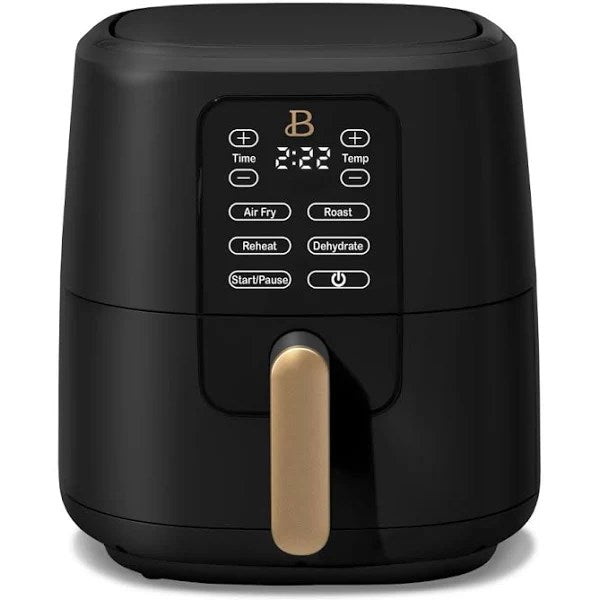 Beautiful 6 Quart Touchscreen Air Fryer, Black Sesame by Drew Barrymore