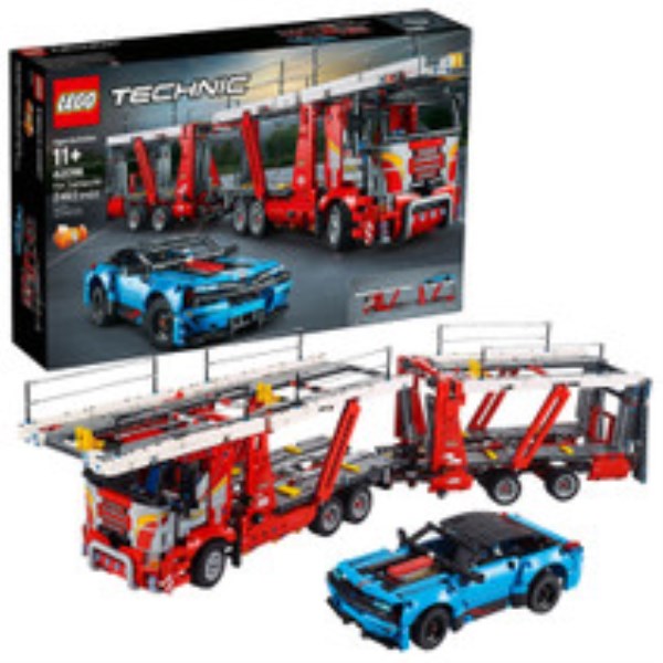 LEGO Technic Car Transporter 42098 Toy Truck and Trailer Building Set