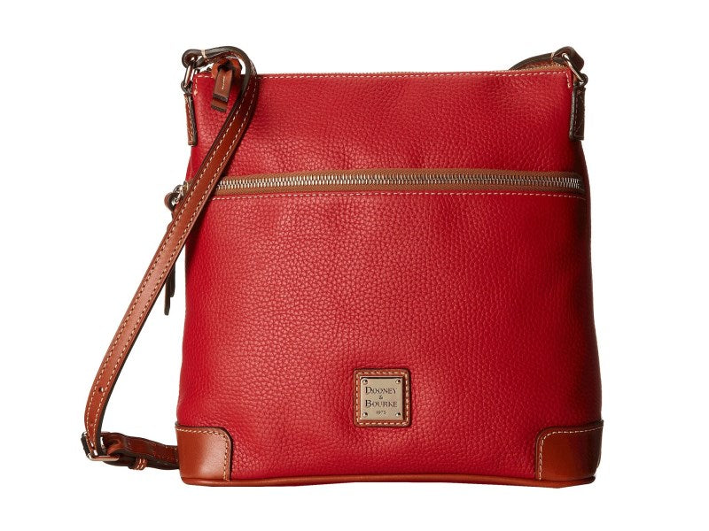 Dooney & Bourke Pebble Leather Crossbody - Elephant/Gold