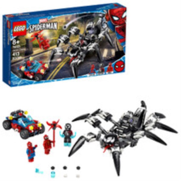LEGO Marvel Avengers Venom Crawler 76163 Spider-Man vs Venom Mech Playset (413 Pieces)