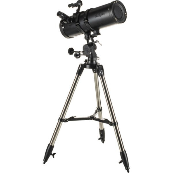 Explore One Aurora II Flat Black 114mm Slow Motion AZ Mount Telescope - Ultimate Bundle Package - 88-20114