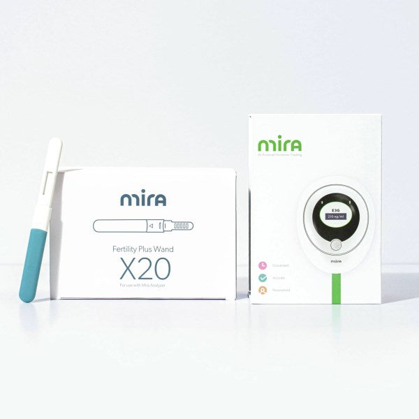 Mira Super Bundle Kit | Know your body and get pregnant faster | Fertility kit and ovulation tracker | Includes 30 E3G+LH wands