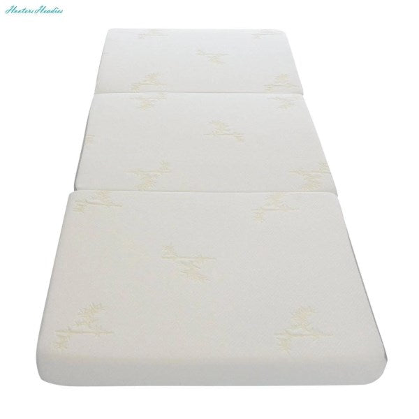 Milliard Tri Folding Mattress, with Ultra Soft Removable Cover and Non-Slip Bottom (75 x 31 ) (4 inch)
