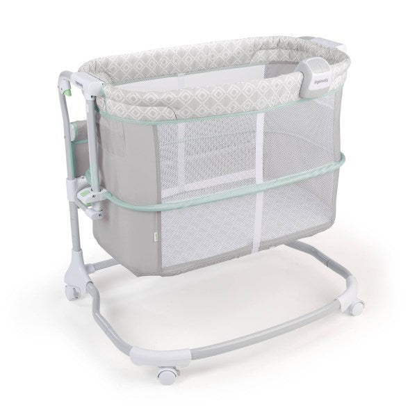 Ingenuity Dream & Grow Bedside Baby Bassinet 2-Mode Crib 0-12 Months, Adjustable Height - Tesse