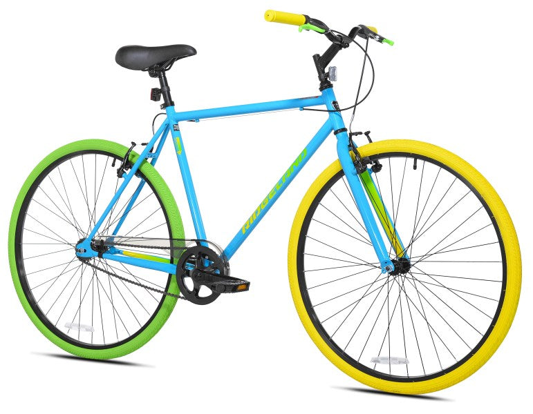 Kent 700c Men s Ridgeland Hybrid Bike, Blue/Green