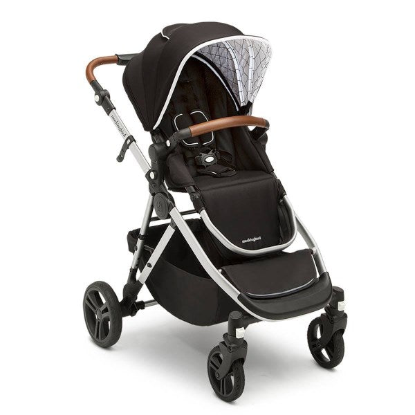 Mockingbird Single-to-Double Stroller - Black Canopy