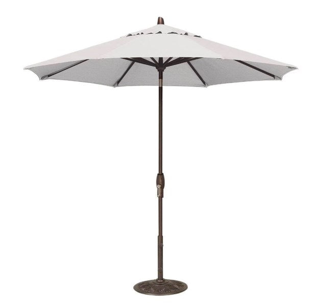 Treasure Garden-UM8100-4839-Market Collection - 9 Auto Tilt Umbrella O bravia Navy O bravia Solution-Dyed Polyester