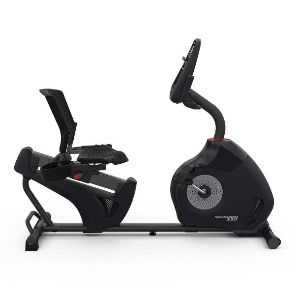 Schwinn 230 Recumbent Exercise Bike, Black