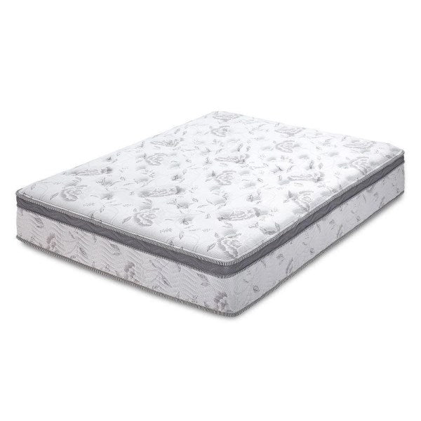 Granrest 12 inch Ultra Support Hybrid Mattress, Full, White