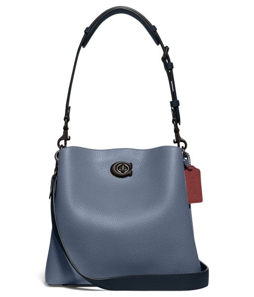 Coach Willow Bucket Bag in Colorblock Leather - washed