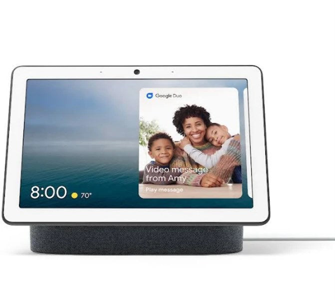 Google Nest Hub Max with Google Assistant - Charcoal