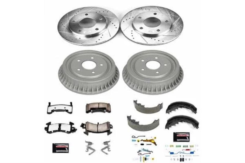Power Stop Front and Rear Z36 Truck & Tow Brake Drum Kit K15053DK-36