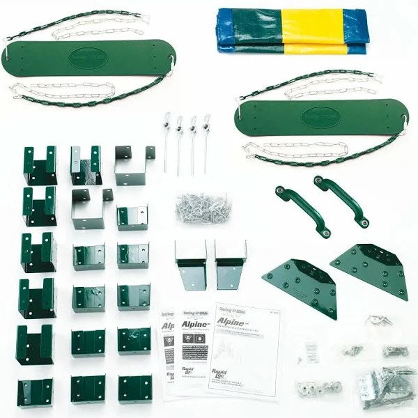 Alpine Custom Swing Set Hardware Kit (Wood Not Included)