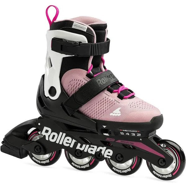 Rollerblade Microblade Girls Inline Skates - Pink/White