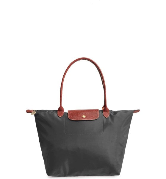 Longchamp Le Pliage Large Tote Gunmetal