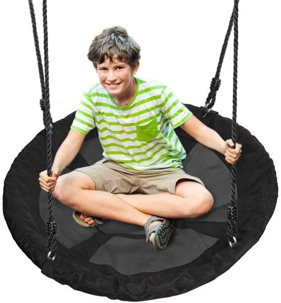 Serenelife Flying Fun Toy Swing - Indoor/Outdoor Hanging Rope Swinging Seat Spinner