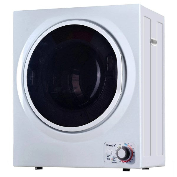 Panda 1.50 CU.FT Compact Laundry Dryer White and Black