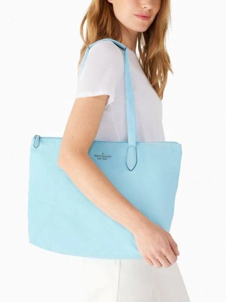 Kate Spade Mel Packable Tote, Fountain Blue