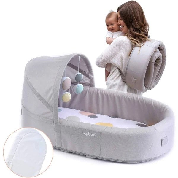Lulyboo Bassinet To-Go Bubble Infant Travel Bed + Extra Inserts