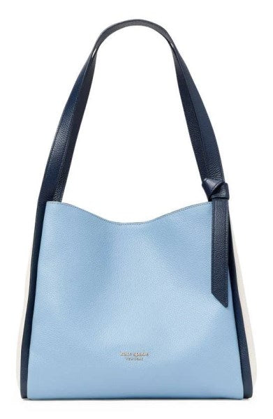 Kate Spade Knott Colorblocked Medium Satchel - Blue - Satchels