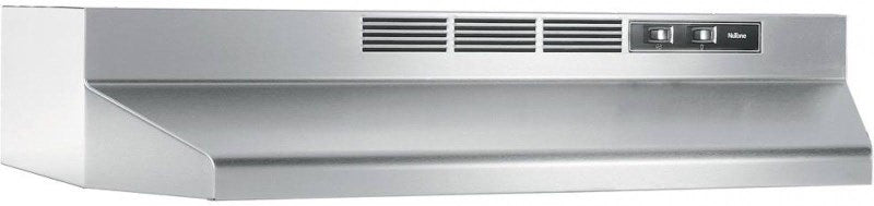 Nutone 30in Kitchen Non Vented Ductless Under Cabinet Range Hood Stainless Steel