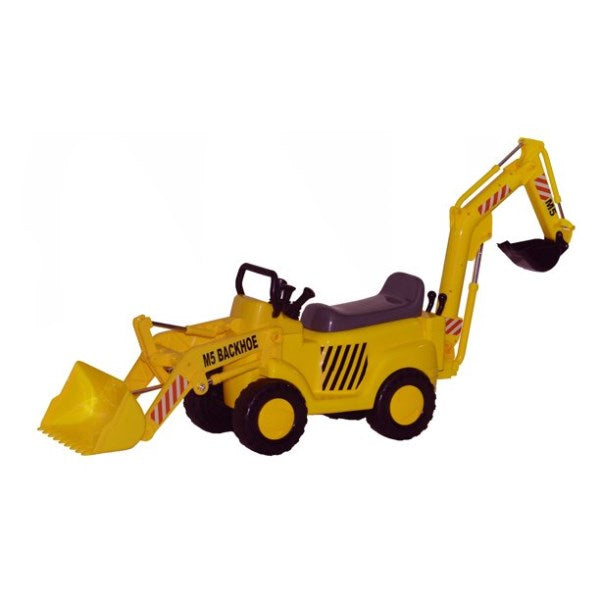 Skyteam Technology M5 Construction Front End Loader & Backhoe Action Foot-to-Floor Ride-On