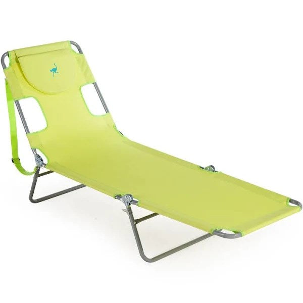 Ostrich Chaise Lounge - Green