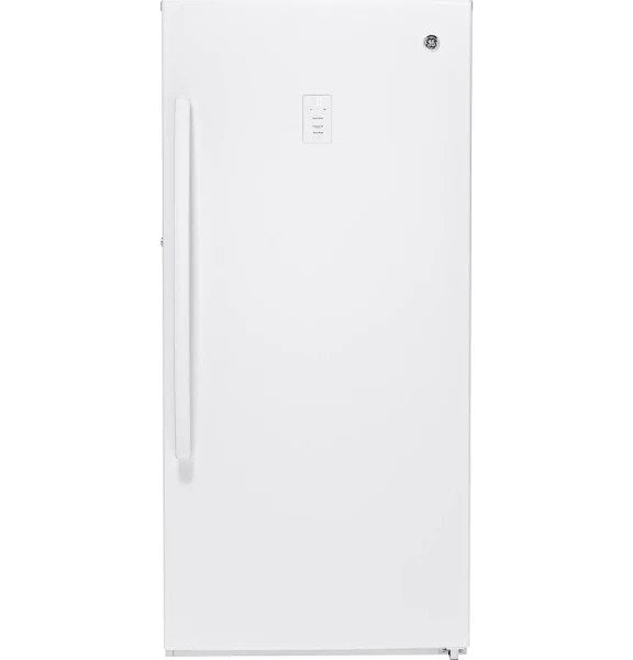 GE 14.1 Cu. ft. White Frost-free Upright Freezer - FUF14DLRWW