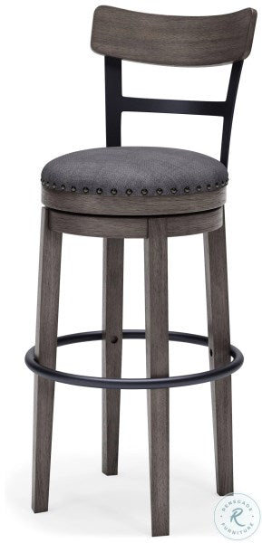 Marthasville Swivel Counter and Bar Stool Three Posts Upholstery: Chestnut, Seat Height: Bar Stool (30.5 Seat Height)