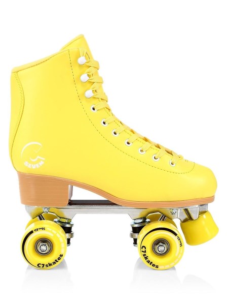 C7skates Roller Skates for Girls and Adults (Lemonpop, Women s 8 / Men s 7), Size: Women Small 8 / Men s 7, Yellow