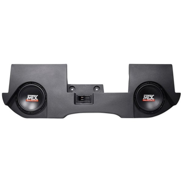 Dual 10 MTX Subwoofers+Sealed Enclosure Box for 2002-16 Dodge Ram Quad/Crew Cab DRQC20C-TN
